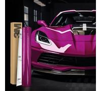 3M 2080 Car Wrapping Folie 30x152cm Selbstklebende Autofolie für Auto Motorrad Boot 3D Lackschutzfolie mit Luftkanälen zum Folieren (G348 Gloss Fierce Fuchsia)