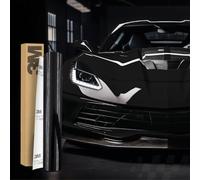 3M 2080 Car Wrapping Folie 30x152cm Selbstklebende Autofolie für Auto Motorrad Boot 3D Lackschutzfolie mit Luftkanälen zum Folieren (G12 Gloss Black)