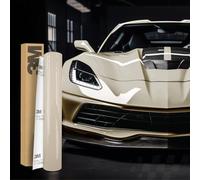 Finest Folia 3M 2080 Car Wrapping Folie 30x152cm Selbstklebende Autofolie für Auto Motorrad Boot 3D Lackschutzfolie mit Luftkanälen zum Folieren (G79 Gloss Light Ivory)