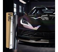 3M 2080 Car Wrapping Folie 30x152cm Selbstklebende Autofolie für Auto Motorrad Boot 3D Lackschutzfolie mit Luftkanälen zum Folieren (HGP221 High Gloss Flip Black Psychedelic)