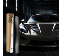 3M 2080 Car Wrapping Folie 30x152cm Selbstklebende Autofolie für Auto Motorrad Boot 3D Lackschutzfolie mit Luftkanälen zum Folieren (SP242 Satin Gold Dust Black)
