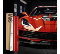 3M 2080 Car Wrapping Folie 30x152cm Selbstklebende Autofolie für Auto Motorrad Boot 3D Lackschutzfolie mit Luftkanälen zum Folieren (G13 Gloss Hotrod Red)