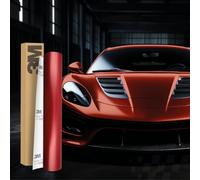 3M 2080 Car Wrapping Folie 30x152cm Selbstklebende Autofolie für Auto Motorrad Boot 3D Lackschutzfolie mit Luftkanälen zum Folieren (SP273 Satin Vampire Red)