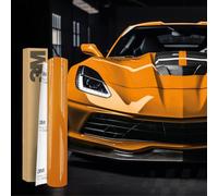 3M 2080 Car Wrapping Folie 30x152cm Selbstklebende Autofolie für Auto Motorrad Boot 3D Lackschutzfolie mit Luftkanälen zum Folieren (G24 Gloss Deep Orange)