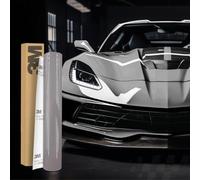 3M 2080 Car Wrapping Folie 30x152cm Selbstklebende Autofolie für Auto Motorrad Boot 3D Lackschutzfolie mit Luftkanälen zum Folieren (HG31 High Gloss Storm Grey)