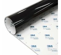 3M 2080 Schwarz Glanzend Autofolie Car Wrapping Folie G12 152x500cm