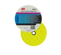 50879 3M™ Perfect-It™ Polierschaum, Quick Connect, doppelseitig genoppt, gelb, 150 mm