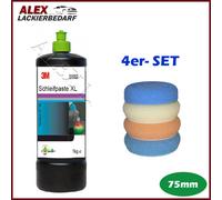 3M 51052 Schleifpaste XL GRÜN 1 kg + 1 Microfasertuch rot / neu 50417 Politur
