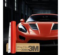 3M Wrap Film Series 2080 Car Wrapping Folie 30x152cm Autofolie M13 Matte Red