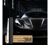 3M Wrap Film Series 2080 Car Wrapping Folie 30x152cm Autofolie MX12 Matrix Black