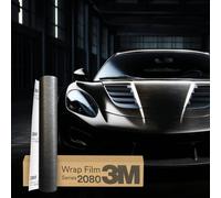 3M Wrap Film Series 2080 Car Wrapping Folie 30x152cm BR212 Brushed Black Metalli