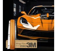 Finest Folia 3M 2080 Car Wrapping Folie 30x152cm Selbstklebende Autofolie für Auto Motorrad Boot 3D Lackschutzfolie mit Luftkanälen zum Folieren (G344 Gloss Liquid Copper)