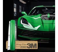 3M Wrap Film Series 2080 Car Wrapping Folie 30x152cm HG336 High Gloss Green Envy
