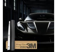 3M Wrap Film Series 2080 Car Wrapping Folie 30x152cm M212 Matte Black Metallic