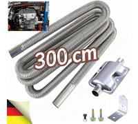 3MEdelstahl Abgasschlauch für Stromerzeuger Standheizung Auspuff Schalldämpfer