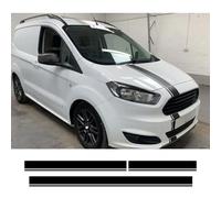 3PCS Autoaufkleber, für Ford Transit Tourneo Courier Van Zubehör Tuning Line Hood Rear Door Decor Graphics Vinyl Film Aufkleber