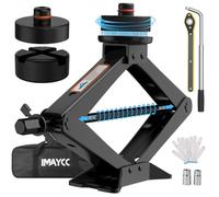 3T Neu Universelle Wagenheber IMAYCC Scherenwagenheber für Auto mit 2Pcs Gummiauflage, Tragbarer Wagenheber mit Radmutternschlüssel, Auto-Notfallset für SUV MPV Tesla Ideal für Wartung Reparatur