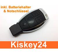 3T Schlüssel mit Batteriehalter Notschlüssel für Mercedes Benz W203 W204 W211
