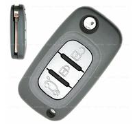 3Tasten Auto Klapp Schlüssel Ersatz Gehäuse für Renault Twingo III Clio Modus