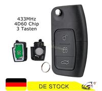 3Tasten Autoschlüssel Rohling Funkschlüssel für Ford Focus Mondeo Fiesta C S-Max