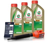 3x 1 L LITER CASTROL EDGE 5W-40 MOTOR-ÖL MOTOREN-ÖL