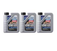 3x 1 Liter Liqui Moly 1091 MoS2 Leichtlauf 10W-40 Öl Motoröl