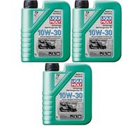 3x LIQUI MOLY 1273 Universal Gartengeräte-Öl 10W-30 4-Takt 1L