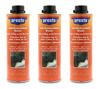 3x 1 Liter Presto Unterbodenschutz UBS auf Wachsbasis braun Spritpistolendose