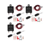 3X 12V 200A Batterieschalterrelais Fernbedienung Batterietrennschalter Trennschalter Diebstahlschutzschalter für Autoboot