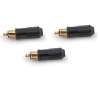 3x 12Volt Normstecker Norm-Stecker Norm-Adapter Bordsteckdose Boot Auto KFZ