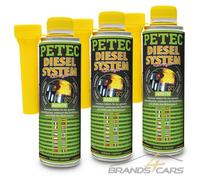 3x 300 ml PETEC DIESELSYSTEMREINIGER ADDITIV ZUSATZ DIESEL SYSTEM REINIGER