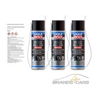 3x 400ml LIQUI MOLY PROLINE ANSAUG-SYSTEMREINIGER DIESEL ADDITIV 31560550