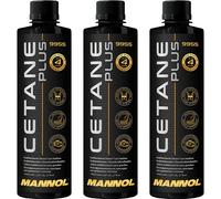 3x 450mL MANNOL 9955 CETANE PLUS DIESEL KRAFSTOFF ADDITIV DIESELZUSATZ REINIGER