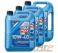 3x 5 L = 15 LITER LIQUI MOLY SUPER LEICHTLAUF 10W-40 MOTOR-ÖL MOTOREN-ÖL