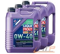 3x 5 L = 15 LITER LIQUI MOLY SYNTHOIL ENERGY 0W-40 MOTOR-ÖL MOTOREN-ÖL 32049325