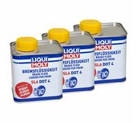 3x 500 ml Bremsflüssigkeit LIQUI MOLY SL6 DOT4 für CPI Daelim Derbi Gilera Honda