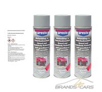 3x 500ml PRESTO STEINSCHLAGSCHUTZ UNTERBODENSCHUTZ KORROSIONSSCHUTZ HELL UBS