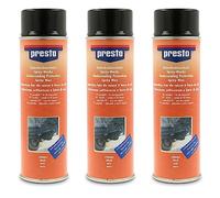 3X 500ml Presto Unterbodenschutz Wachs UBS schwarz überlackierbar