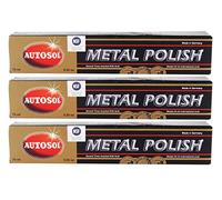 3x 75ML AUTOSOL MetalPolish Alu Metall Chrom Politur Polierpaste EDEL Chromglanz