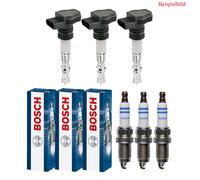 3x ACKOJA Zündspulen + BOSCH Zündkerzen für Smart Forfour 454