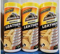3x ARMOR ALL Lederpflegetücher (3x24 Stück) Reinigung und Pflege mit Bienenwachs