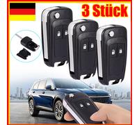 3X Auto Ersatz Klappschlüssel Gehäuse für Opel Astra J Corsa E Meriva B Insignia
