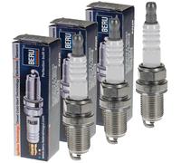 3x BERU Zündkerzen für Opel Astra G Caravan F35_ 1.6 F48_ F08_ F67 2.6 V6 VW