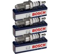 3x BOSCH Zündkerze Super 4 für VW Golf I Cabriolet 155 1.8 BMW 3er E30 320i