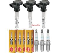 3x BOSCH Zündspule + 3x NGK Zündkerze für Opel Corsa D S07 1.0 C F08 F68 H00