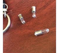 3x Ersatz Lampen für Schlüsselleuchte Autoschlüssel Mini Glühbirnen 1,5Volt