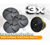 3x Ersatzscheibe elektrischer Eiskratzer passend für KÄRCHER EDI 4 aus ABS