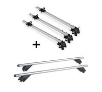 3x Fahrradträger Bike Pro+Alu Dachträger RB003 für für für Seat Ateca 5Türer ab