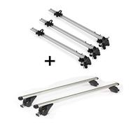 3x Fahrradträger Bike Pro+Dachträger KING1 für für für Seat Ateca 5Tür ab 16