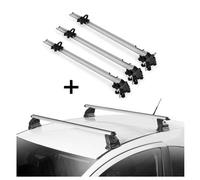 3x Fahrradträger Bike Pro + Dachträger VDP EVO ALU kompatibel mit für Hyundai i30 (FD) 3-5 Türer 2007-2012